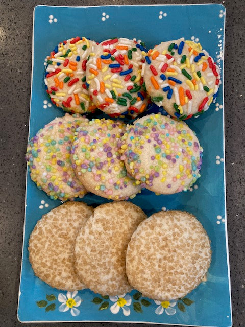 Sugar Cookies with Assorted Sprinkles (Gluten Free)